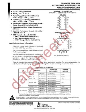 SN74LV06APW datasheet  